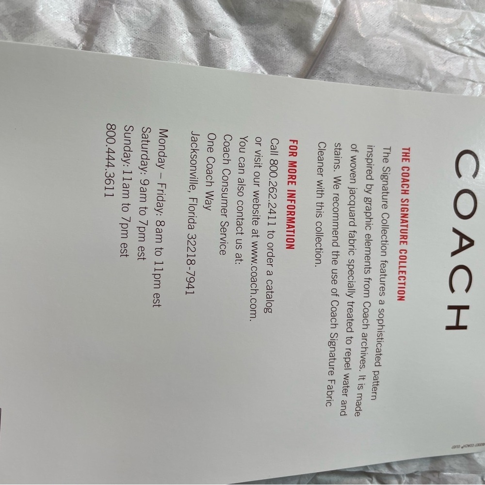 NWT Coach Khaki/Geranium Hamptons‎ Signature Swingpack Crossbody 2007 - Picture 13 of 16